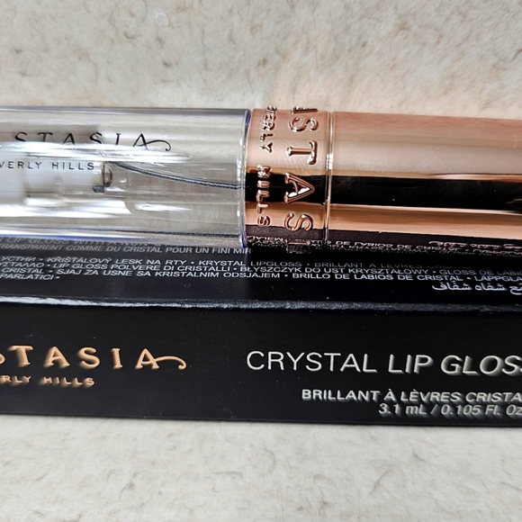 Anastasia Beverly Hills Non-Sticky Clear Crystal Lip Gloss 3.1 ml - Picture 2 of 6